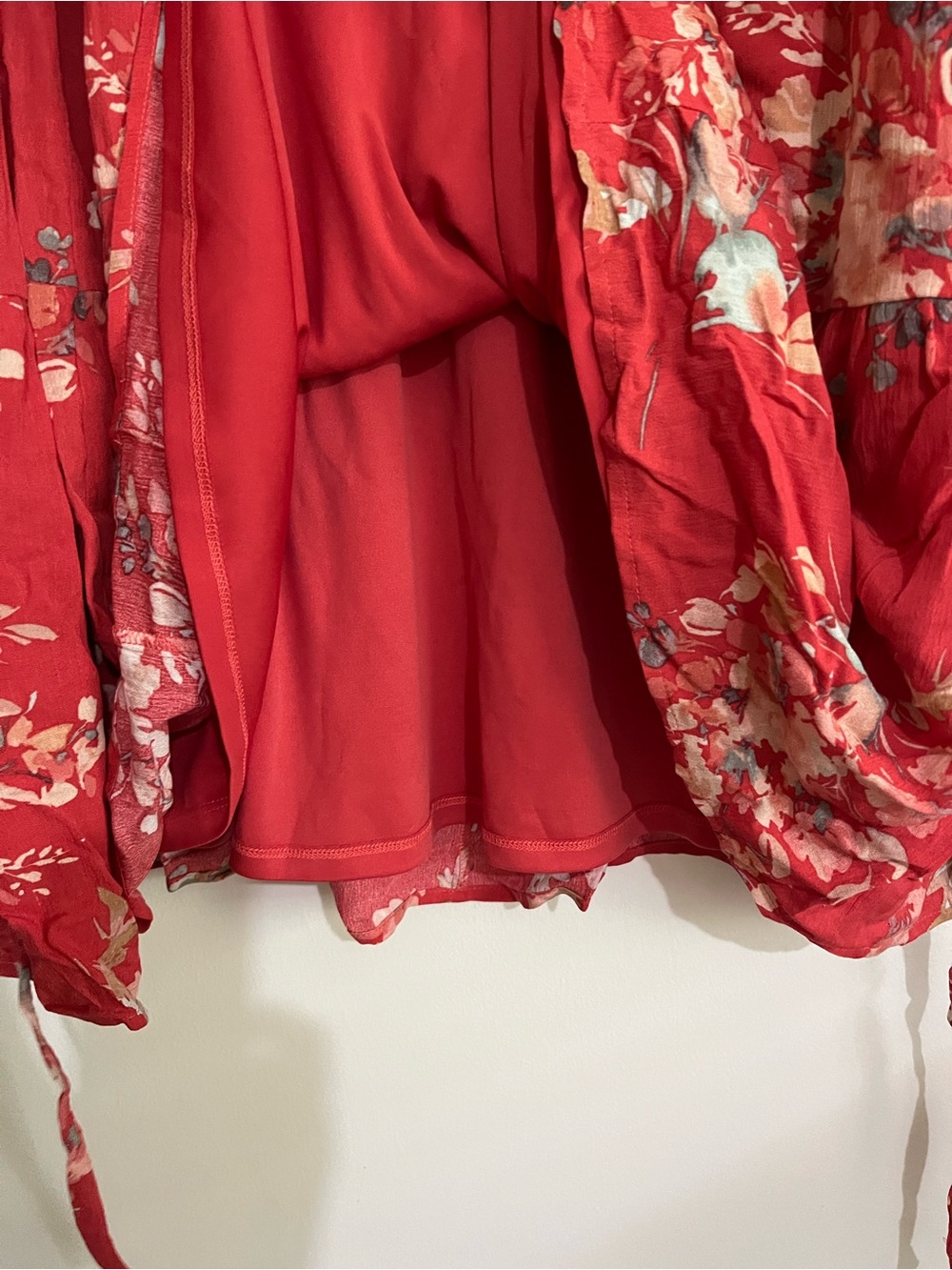 Torrid Orange Coral Floral Spring Summer Dress - Picture 5 of 5